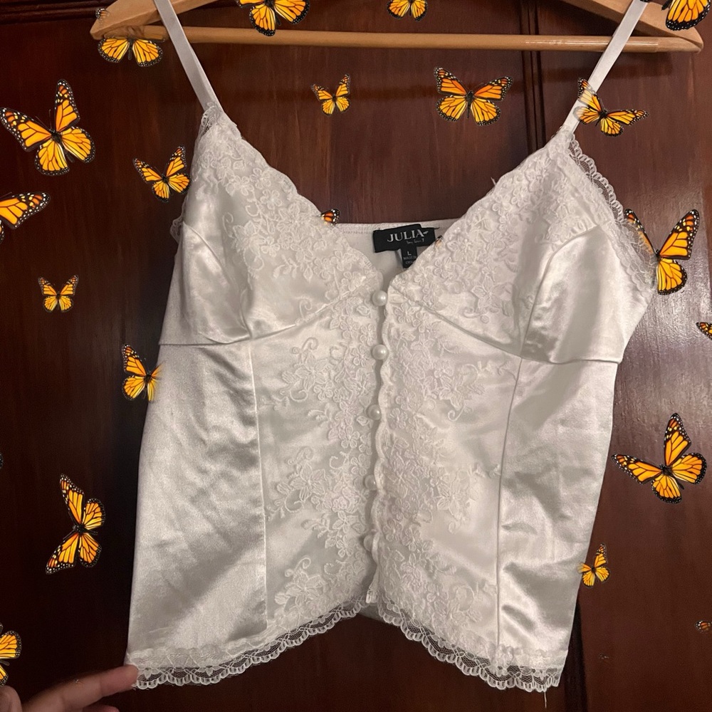 Crop top blouse size L.